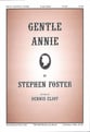 Gentle Annie SATB choral sheet music cover